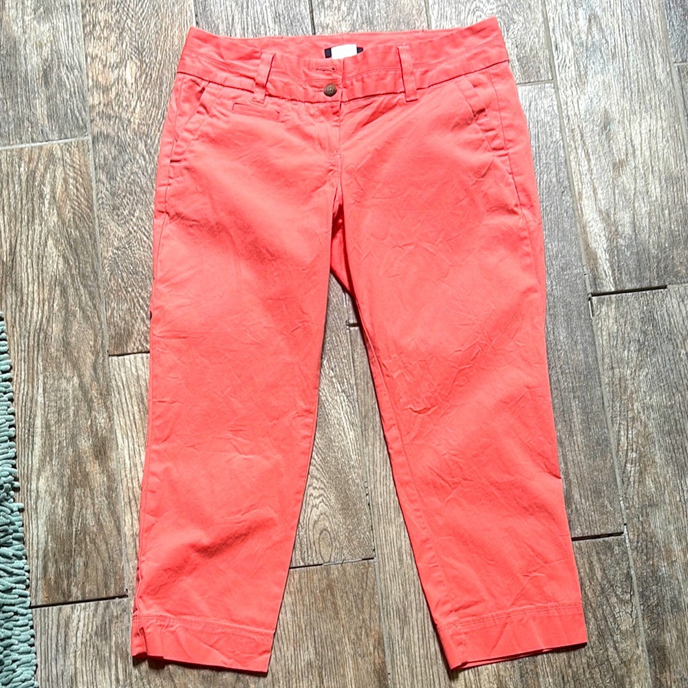 Lands' End Coral Cropped Pants